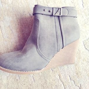 Calvin Klein grey ankle boots